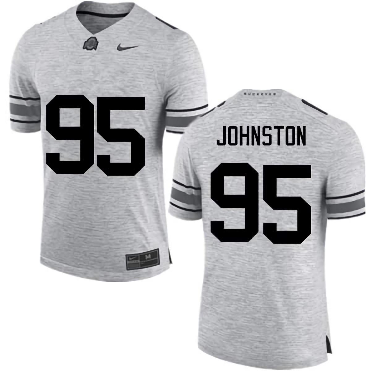Cameron Johnston Ohio State Buckeyes Men's NCAA #95 Nike Gray College Stitched Football Jersey XWA1056AD